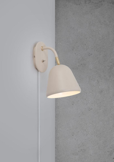 Nordlux Fleur Wandleuchte E14 schwenkbar Beige 2112101001