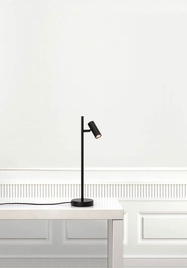 Nordlux Omari LED Tischleuchte schwenkbar 3,2W Schwarz warmweiss