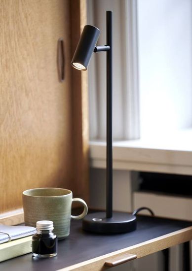 Nordlux Omari LED Tischleuchte schwenkbar 3,2W Schwarz warmweiss