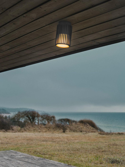 Nordlux Aludra Deckenleuchte E27 IP54 Anthrazit 2118006250