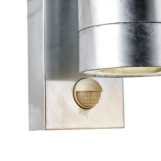 Nordlux 21509131 TIN Maxi Sensor GU10 Wandleuchte Dimmbar Verzinkt IP54