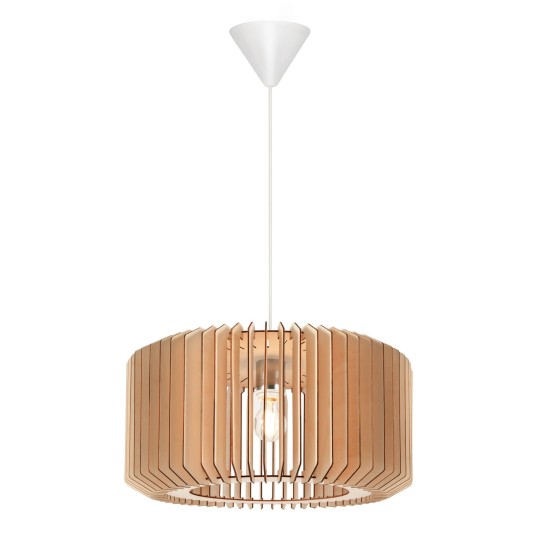 Nordlux Asti 50 LED Pendelleuchte E27 Holz braun 2213143014