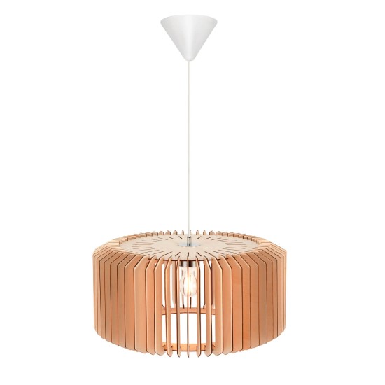 Nordlux Asti 50 LED Pendelleuchte E27 Holz braun 2213143014