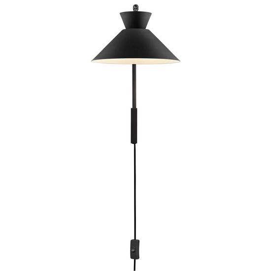 Nordlux Dial Wandleuchte schwarze Wandleuchte E27 2213371003