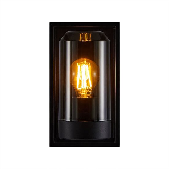 Nordlux Griffin Wandleuchte E27 IP44 Rauchfarben 2218131047