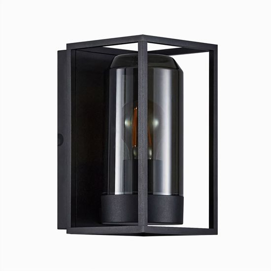 Nordlux Griffin Wandleuchte E27 IP44 Rauchfarben 2218131047