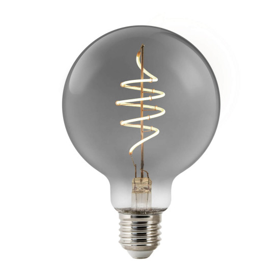 Nordlux 2280162747 SmartE27 G95 LED E27 Leuchtmittel 4,7W Dimmbar Extra-warmweiss Rauchfarben