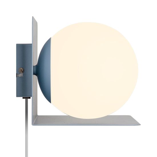 Nordlux Lilibeth Wandleuchte E14 Blau Kinderzimmer-Beleuchtung + Ablage 2312931006