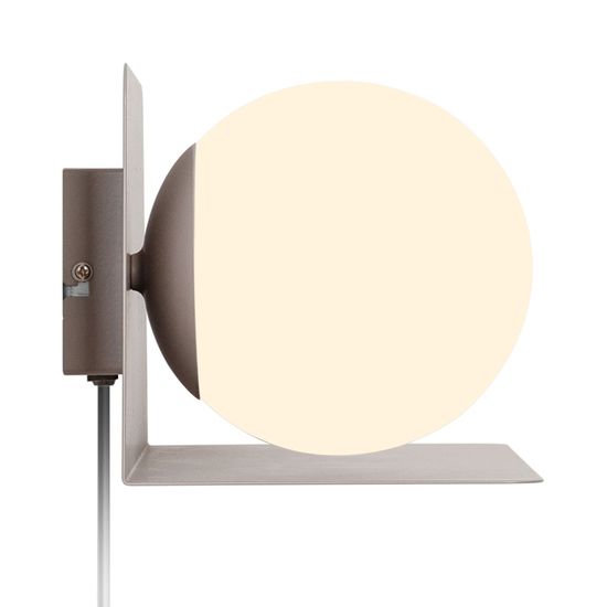 Nordlux Lilibeth Wandleuchte E14 Braun Kinderzimmer-Lampe mit Ablage 2312931018