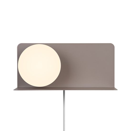 Nordlux Lilibeth Wandleuchte E14 Braun Kinderzimmer-Lampe mit Ablage 2312931018