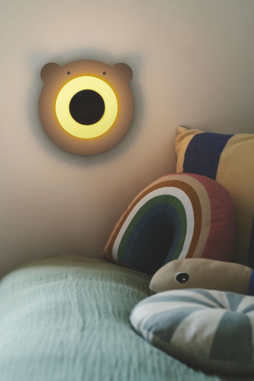 Nordlux Bruna Bear Kinderzimmer-Wandleuchte E14 im Bären-Design 2312951018
