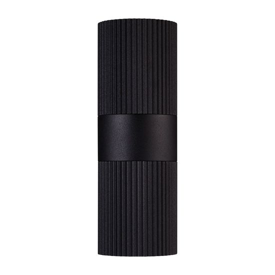 Nordlux Kyklop Ripple Wandleuchte GU10 IP54 Schwarz 2318051003