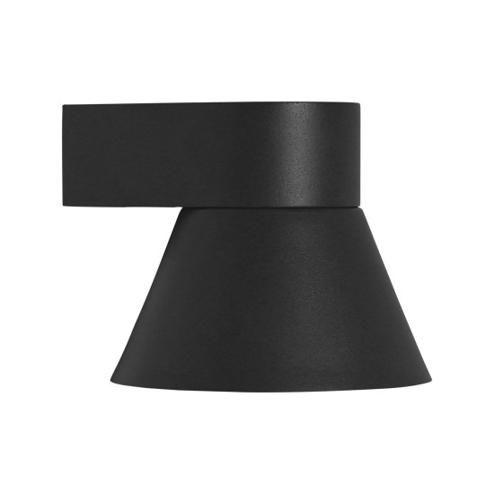 Nordlux Kyklop Cone Wandleuchte GU10 IP54 Schwarz 2318071003