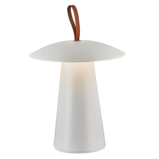 Nordlux 2318245001 ARA LED Akkuleuchte 2W Dimmbar Warmweiss Weiss IP54