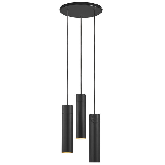 Nordlux 2410473003 TILO 3-Spot GU10 Pendelleuchte Schwarz
