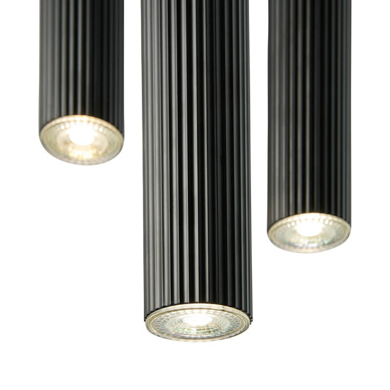 Nordlux VICO 3-Rondel Pendelleuchte 3-fach GU10 Schwarz 2412123003