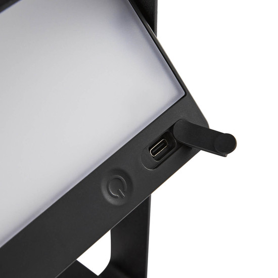 Nordlux SAULIO Solar LED Aussen-Akkuleuchte Warmweiss Dimmbar 3,5W Schwarz IP44 2418035003