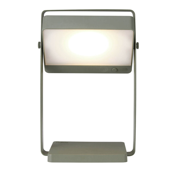 Nordlux SAULIO Solar LED Aussen-Akkuleuchte Warmweiss Dimmbar 3,5W Olivgrün IP44 2418035023