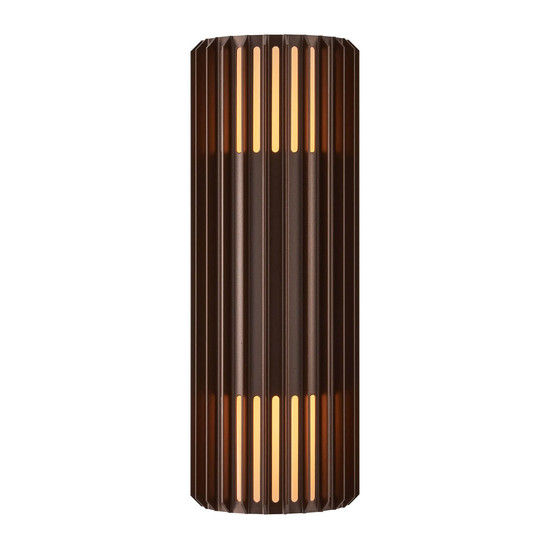 Nordlux Aludra Double Wandleuchte 2xE27 IP54 Dunkles Messing 2418121261