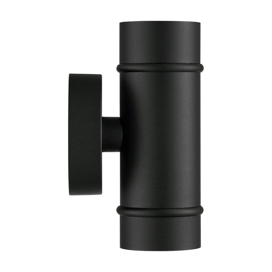 Nordlux 2418151003 ARTILUS Double GU10 Wandleuchte Dimmbar Schwarz IP54