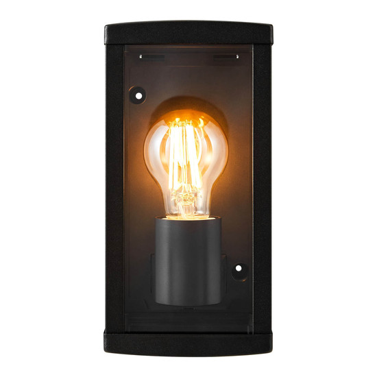 Nordlux LUCHY Aussen-Wandleuchte E27 Schwarz IP44 2418231003