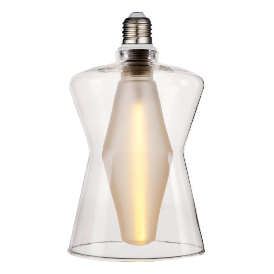 Nordlux 2480032700 DecoE27 Cone 15 Dim LED E27 Leuchtmittel 4,1W Dimmbar Warmweiss Klar
