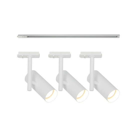 Nordlux 2510096001 Jerome 3-Spot +1m GU10 Schienensystem Weiss
