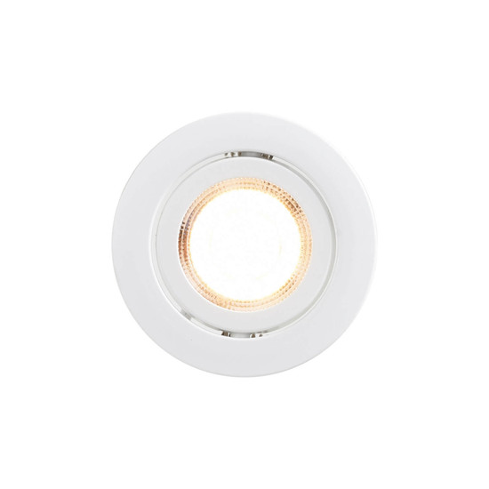 Nordlux 2510300101 Monolo 1-Kit LED Einbaustrahler 4,8W Dimmbar Warmweiss Weiss
