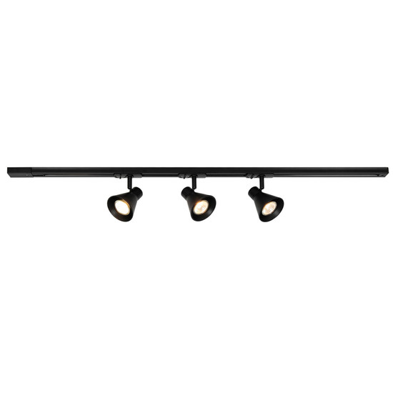 Nordlux 2510399903 EIK Link 3-Spot + 1m GU10 Schienensystem Schwarz