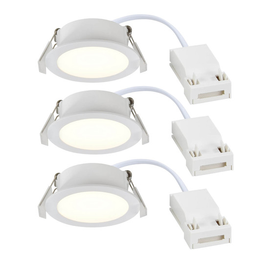 Nordlux 2510400101 Olea 3-Kit LED Einbaustrahler 4,4W Warmweiss Weiss IP65