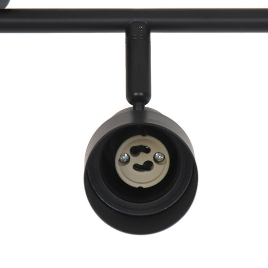 Nordlux 2512380103 Boston 4-rail GU10 Deckenleuchte Dimmbar Schwarz