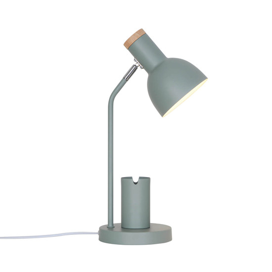 Nordlux 2512405023 DEVONE E27 Tischlampe Staubgrün