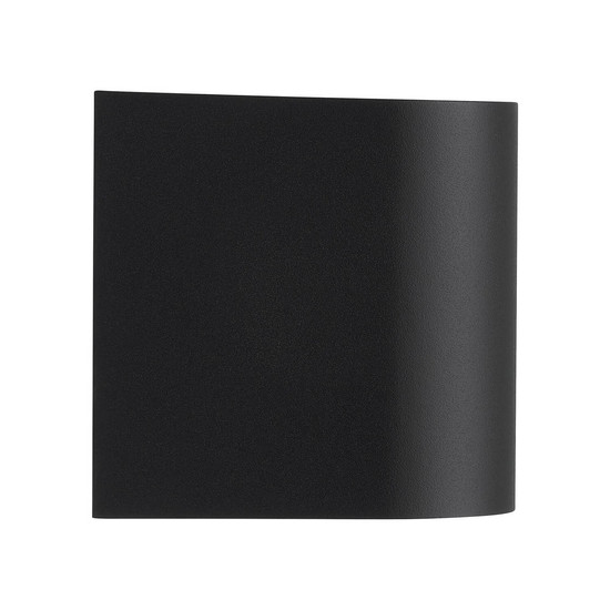 Nordlux 2518001003 Dion Single GU10 Wandleuchte Dimmbar Schwarz IP44