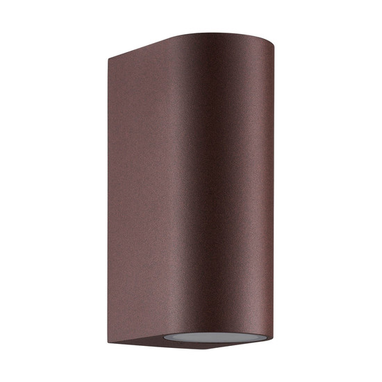 Nordlux 2518021009 Dion Double GU10 Wandleuchte Dimmbar Rost IP44