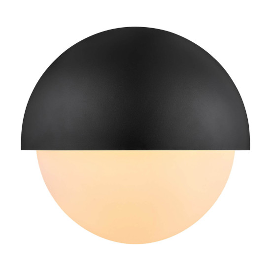 Nordlux 2518401003 SCOR Round E14 Wandleuchte Dimmbar Schwarz IP44