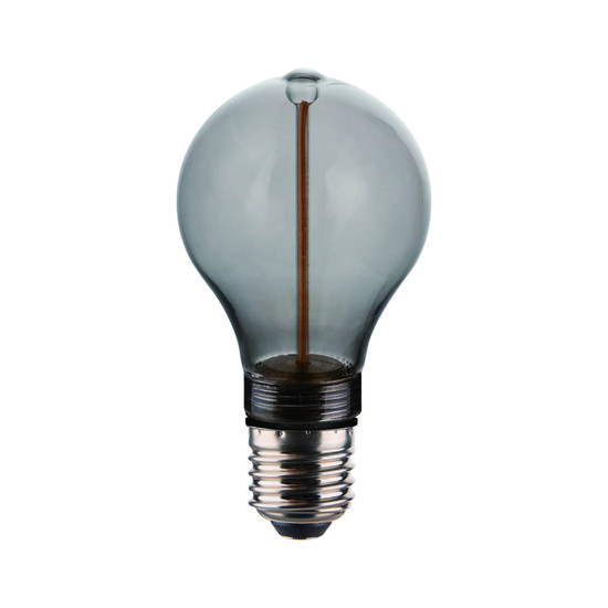 Nordlux 2580012747 DecoE27 A60 Dash Dim LED E27 Leuchtmittel 2W Dimmbar Extra-warmweiss Rauchfarben