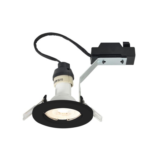 Nordlux Canis 3-Kit 4000K Einbauleuchte GU10 dimmbar drehbar 4,7W Schwarz neutralweiss 49370103