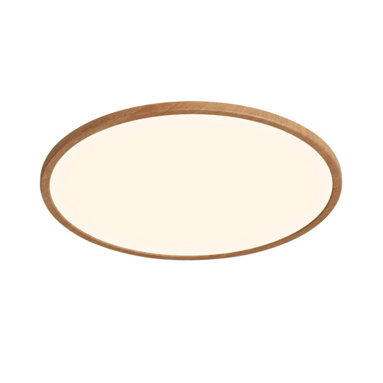 Nordlux 50056104 OJA 42 Dim LED Deckenleuchte 24W Dimmbar Warmweiss Holzfolie IP54