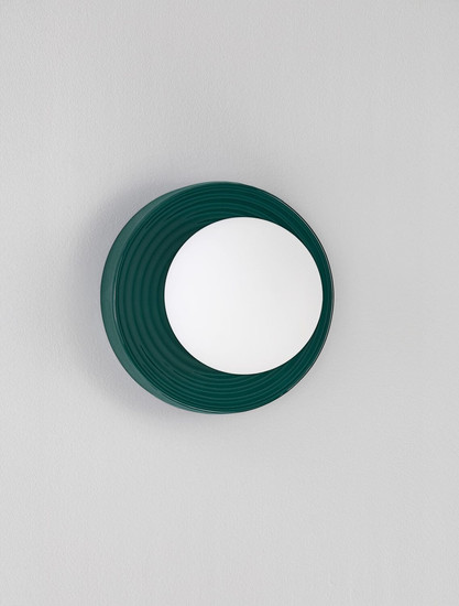 Nova Luce Wandleuchte Orbique G9 Jaspis Opal Glas Keramik Ø22cm 9009211
