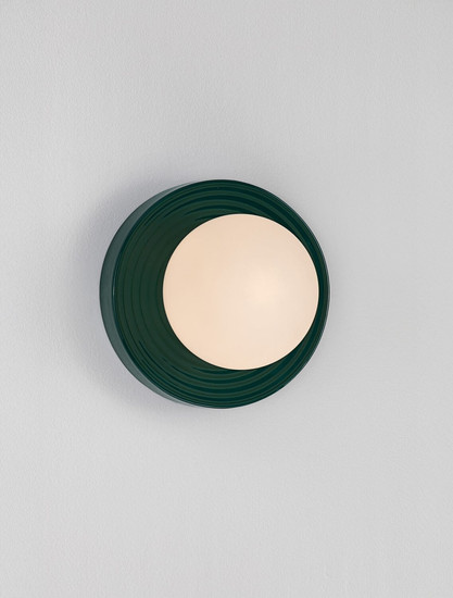 Nova Luce Wandleuchte Orbique G9 Jaspis Opal Glas Keramik Ø22cm 9009211