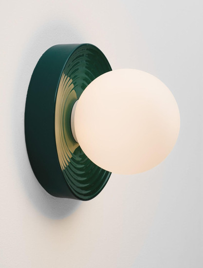 Nova Luce Wandleuchte Orbique G9 Jaspis Opal Glas Keramik Ø22cm 9009211