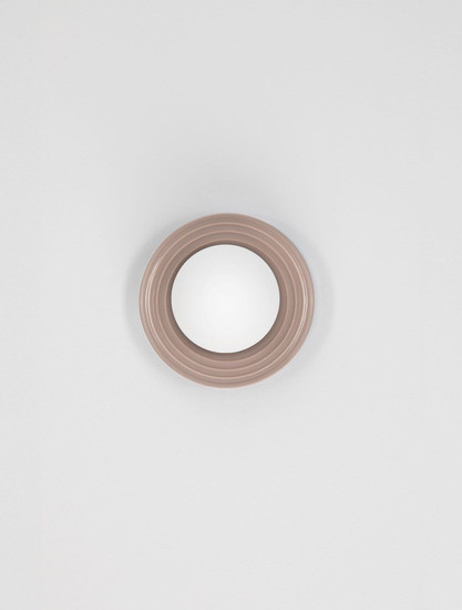 Nova Luce Wandleuchte Orbique G9 Mokka Opal Glas Keramik Ø16cm 9009214
