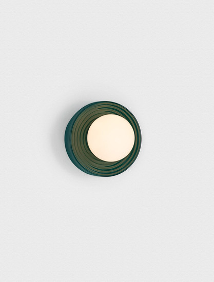 Nova Luce Wandleuchte Orbique G9 Jaspis Opal Glas Keramik Ø16cm 9009215