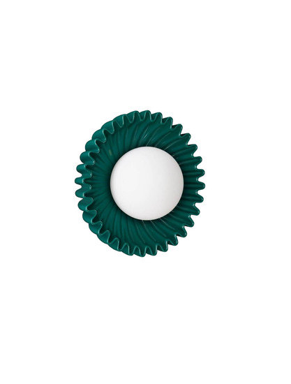 Nova Luce Wandleuchte Petel G9 Jaspis Opal Glas Keramik Ø23,5cm 9009217