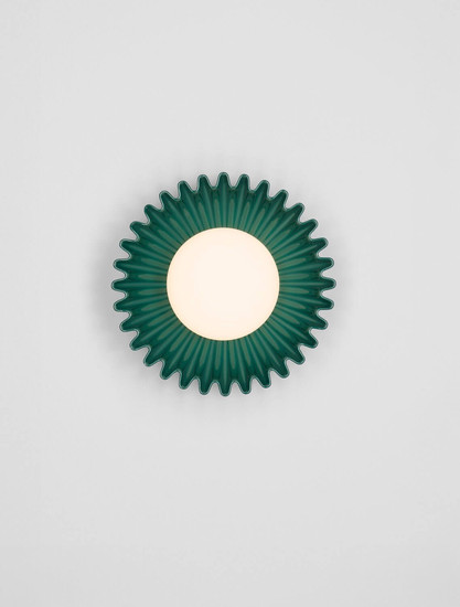 Nova Luce Wandleuchte Petel G9 Jaspis Opal Glas Keramik Ø23,5cm 9009217