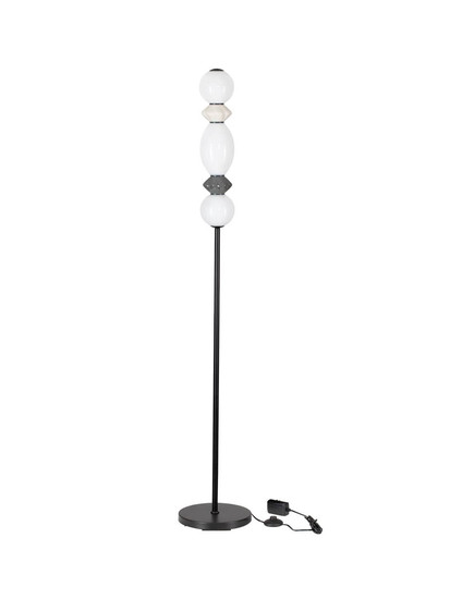 Nova Luce LED Stehleuchte Pallina dimmbar 16W warmweiss 3000K Mehrfarbig Glas Metall 160cm 9009309