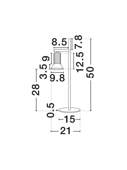 Nova Luce Stehleuchte Luvia schwenkbar 2-flammig 2xGU10 Bronze Schwarz Aluminium 154cm 9011449