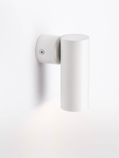 Nova Luce Wandleuchte Mor schwenkbar GU10 Weiß Aluminium Ø4cm 9011461
