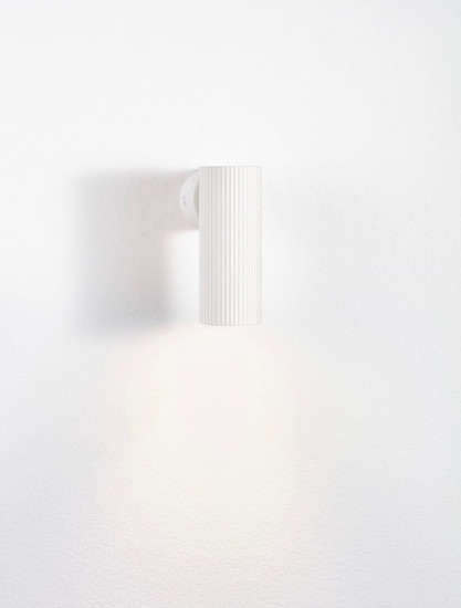 Nova Luce Wandleuchte Comet schwenkbar GU10 Weiß Aluminium Ø4cm 9011471