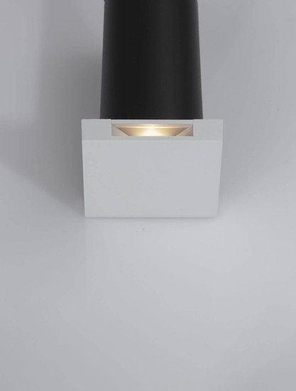 Nova Luce LED Wandeinbauleuchte Iko 1W 45lm warmweiss 3000K IP67 Weiß 9x5,5cm 9019221